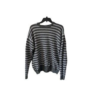 Jaeger Sweater Lambswool Men’s Size Medium Crewneck Gray